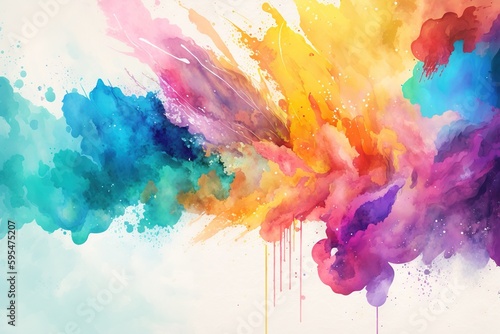 Watercolor paint Background