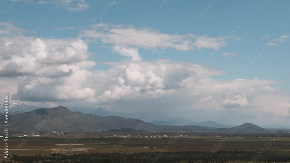 Time-lapse video of clouds formation over the large field. Time-lapse video of clouds formation over the large field.