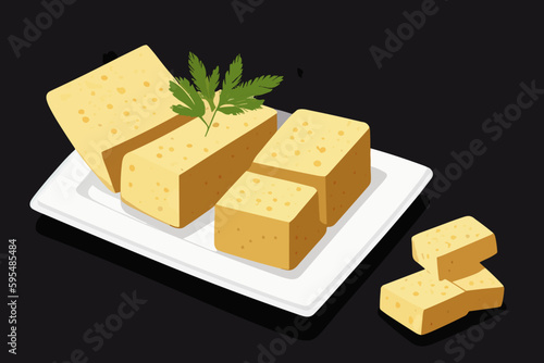 illustration of Taiwanese stinky tofu