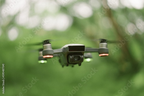 Flying drone shot 