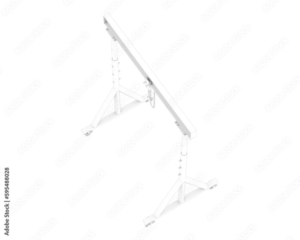 Gantry crane isolated on transparent background. 3d rendering - illustration Gantry crane isolated on transparent background. 3d rendering - illustration