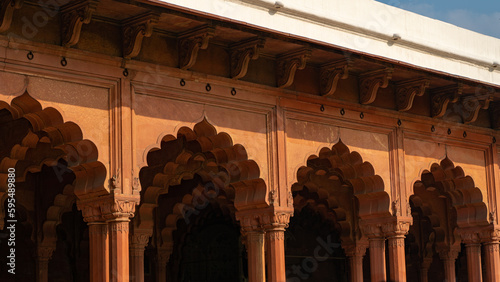 Red Fort also known as Lal Qila is located in New Delhi, India, UNESCO World Heritage Sites photo