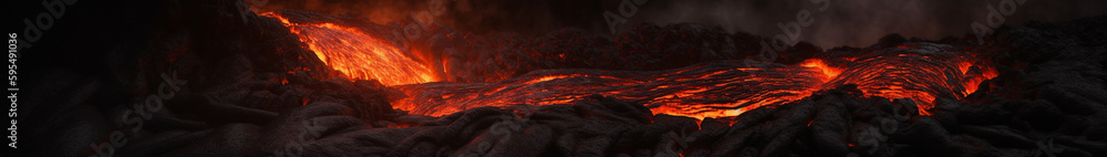 Fiery Depths: Exploring the Texture of Lava