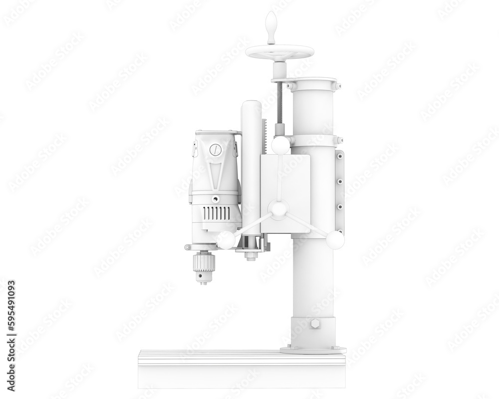Micro drill isolated on transparent background. 3d rendering - illustration Micro drill isolated on transparent background. 3d rendering - illustration