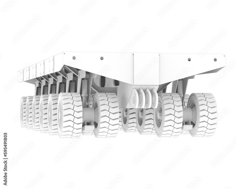 Mobile platform isolated on transparent background. 3d rendering - illustration Mobile platform isolated on transparent background. 3d rendering - illustration