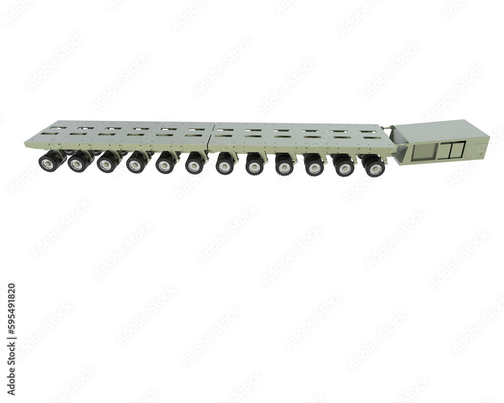 Mobile platform isolated on transparent background. 3d rendering - illustration Mobile platform isolated on transparent background. 3d rendering - illustration