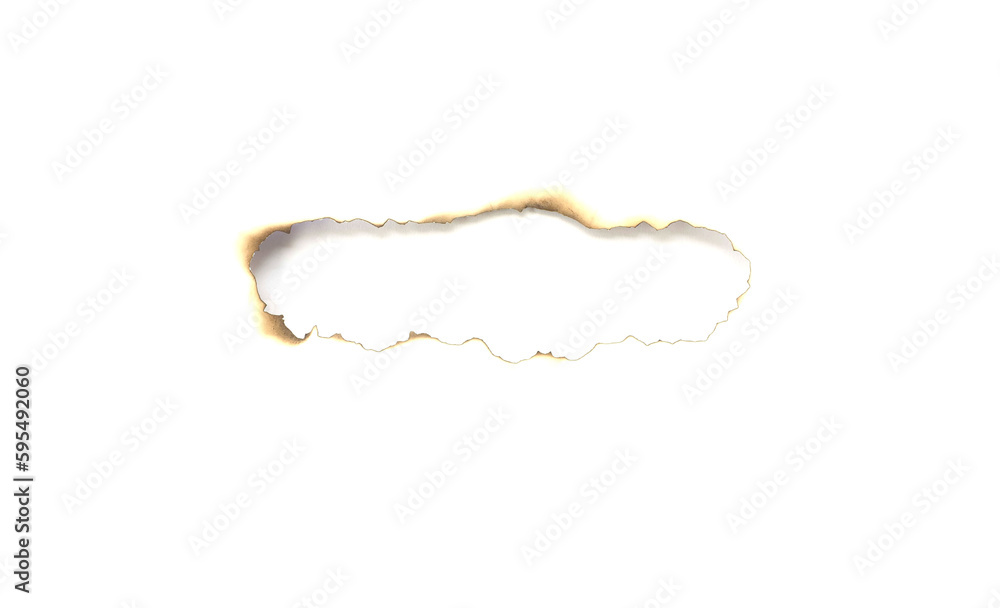 Fototapeta premium Burnt white paper for design