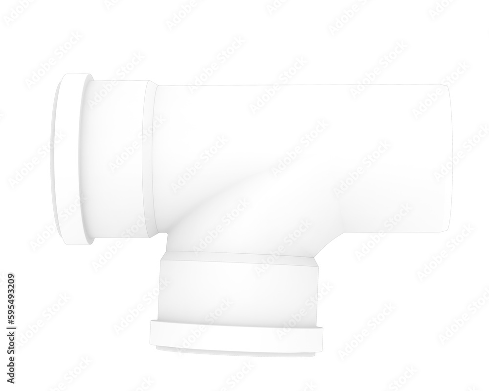 End pipe isolated on transparent background. 3d rendering - illustration End pipe isolated on transparent background. 3d rendering - illustration