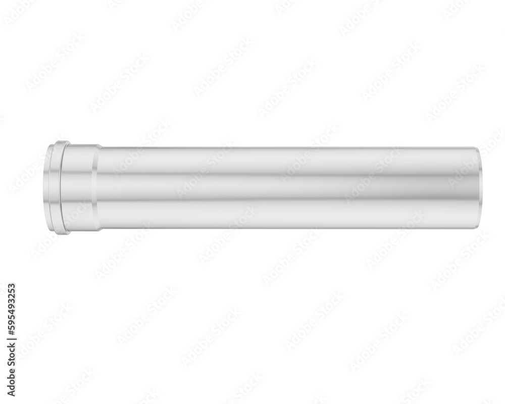 End pipe isolated on transparent background. 3d rendering - illustration End pipe isolated on transparent background. 3d rendering - illustration