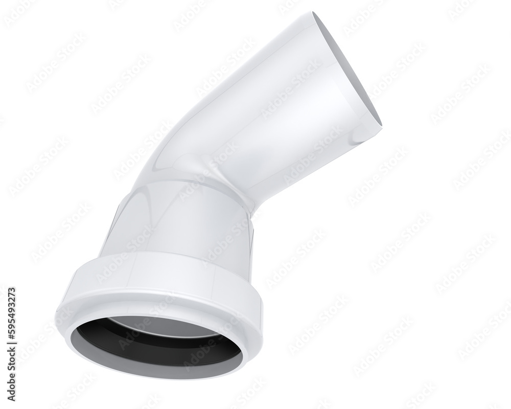 End pipe isolated on transparent background. 3d rendering - illustration End pipe isolated on transparent background. 3d rendering - illustration