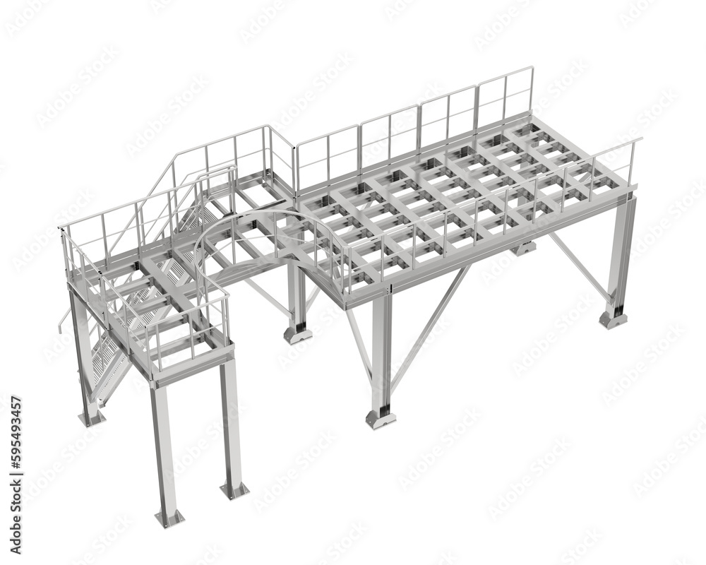 Platform isolated on transparent background. 3d rendering - illustration Platform isolated on transparent background. 3d rendering - illustration