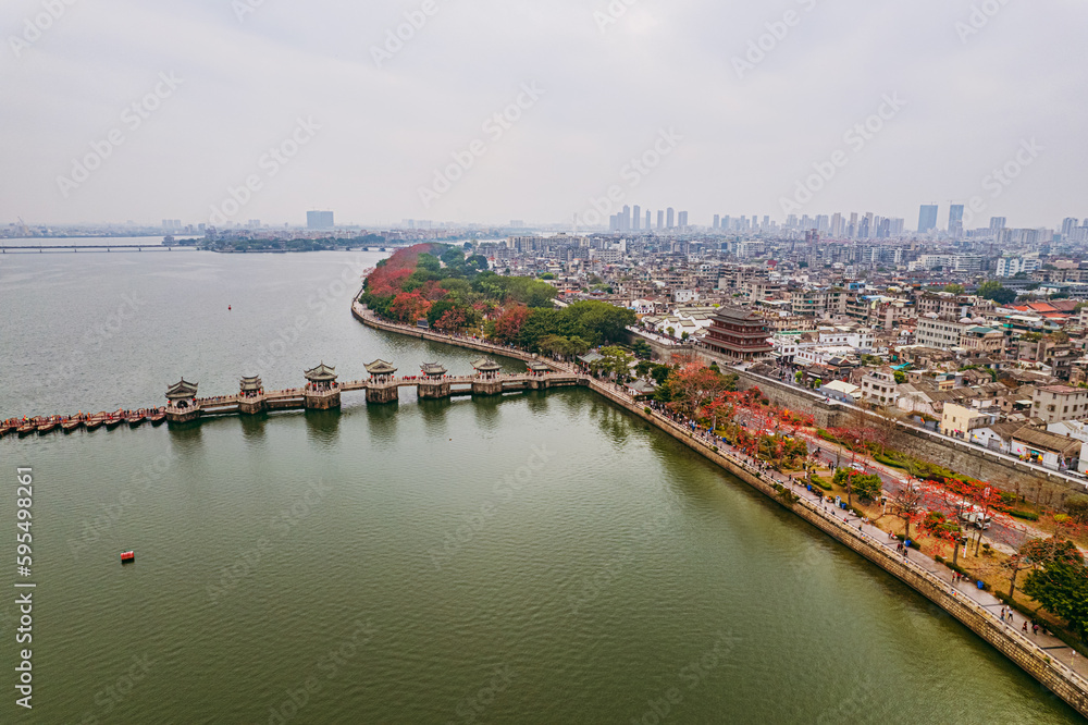 Guangdong Chaozhou city China Xiangzi Bridge.