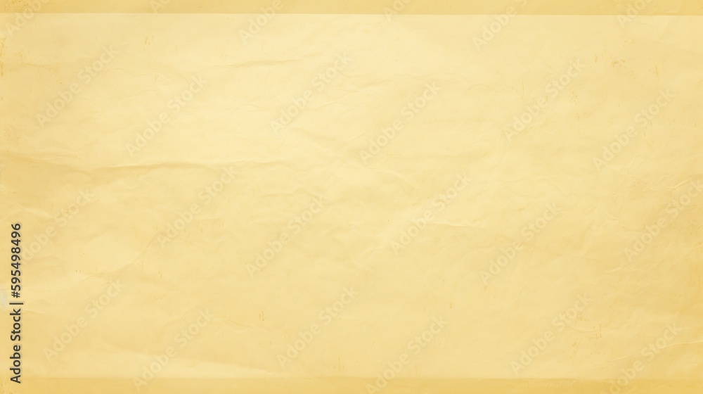 pale old yellow paper background texture Generative AI