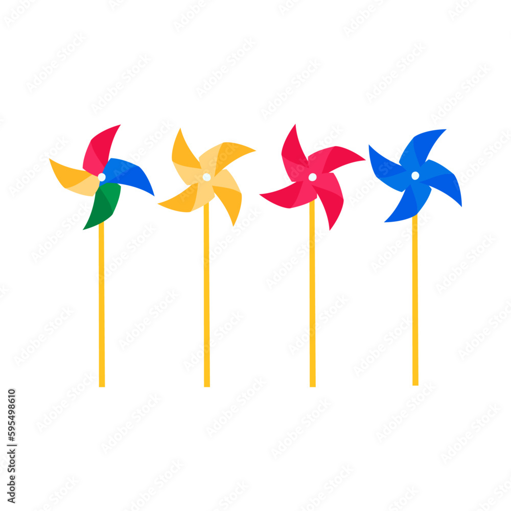 おもちゃの風車。フラットなベクターイラスト。
Pinwheels. Flat designed vector illustration. おもちゃの風車。フラットなベクターイラスト。
Pinwheels. Flat designed vector illustration.