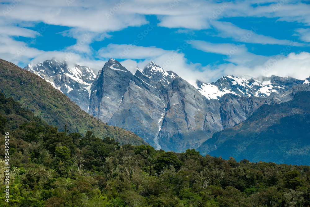 Franz Josef Glacier, Westland Tai Poutini National Park on the West Coast of New Zealand's South Island. Franz Josef Glacier, Westland Tai Poutini National Park on the West Coast of New Zealand's South Island.