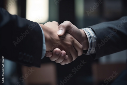 business people shaking hands