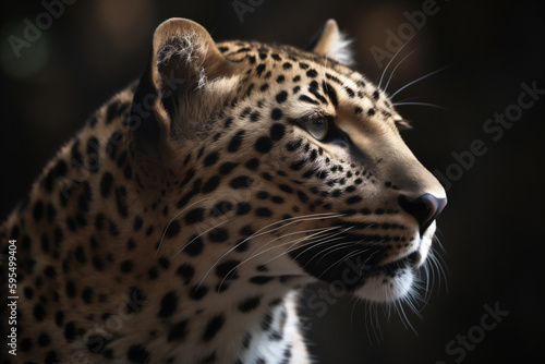 portrait of a leopard