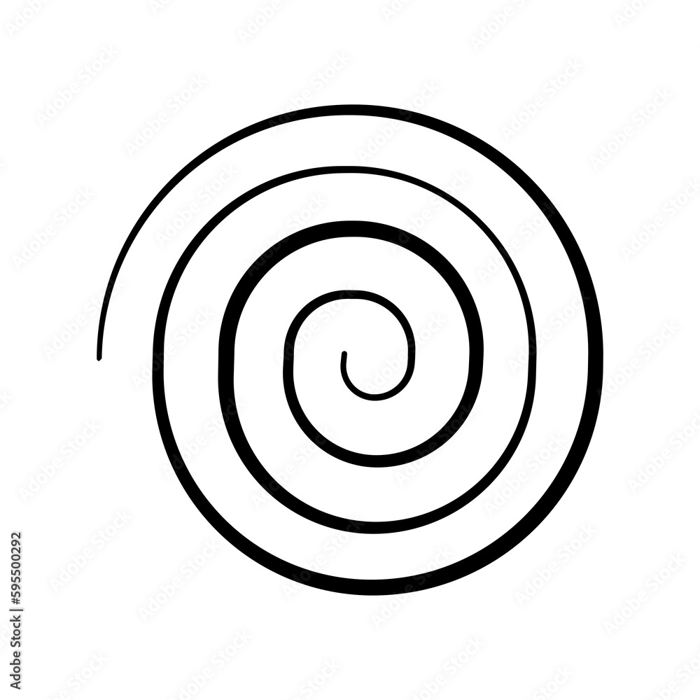 Spiral icon isolate on transparent background. Spiral icon isolate on transparent background.