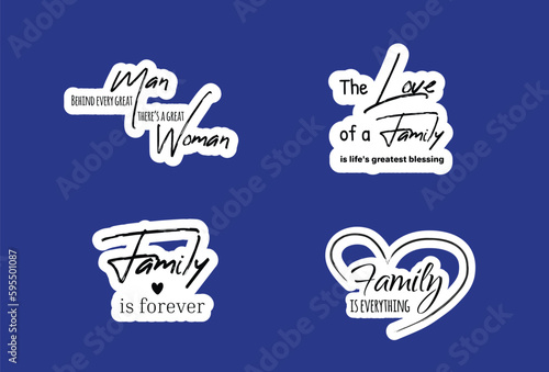 Super family Quotes svg Bundle. Quotes about Super family. Family labels original design, set of logo graphic templates. Vector sticker inscription about family