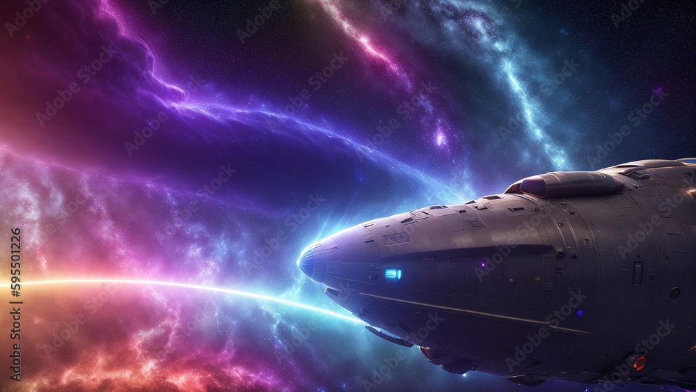 An Elegant View Of A Space Station With A Planet In The Background AI Generative An Elegant View Of A Space Station With A Planet In The Background AI Generative