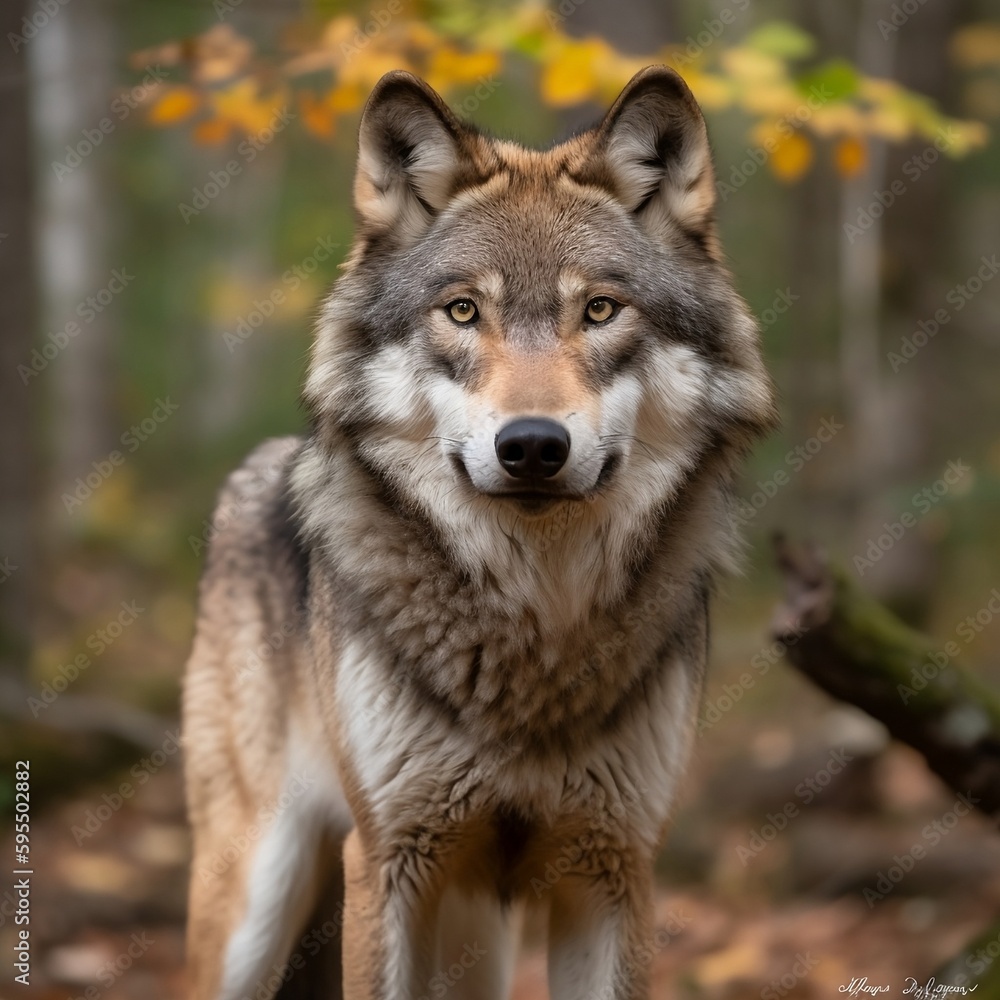 wolf in the forest- generative ai wolf in the forest- generative ai