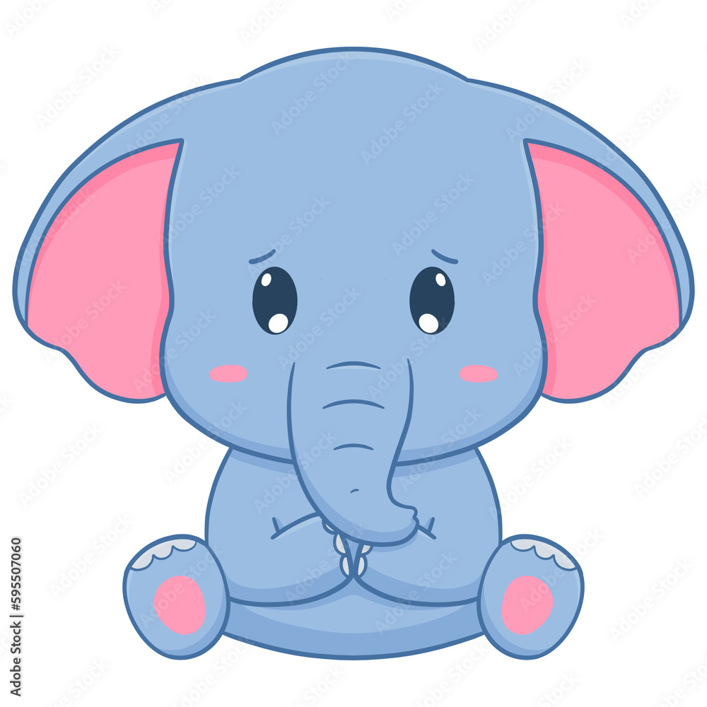 Obraz premium Cute elephant 
