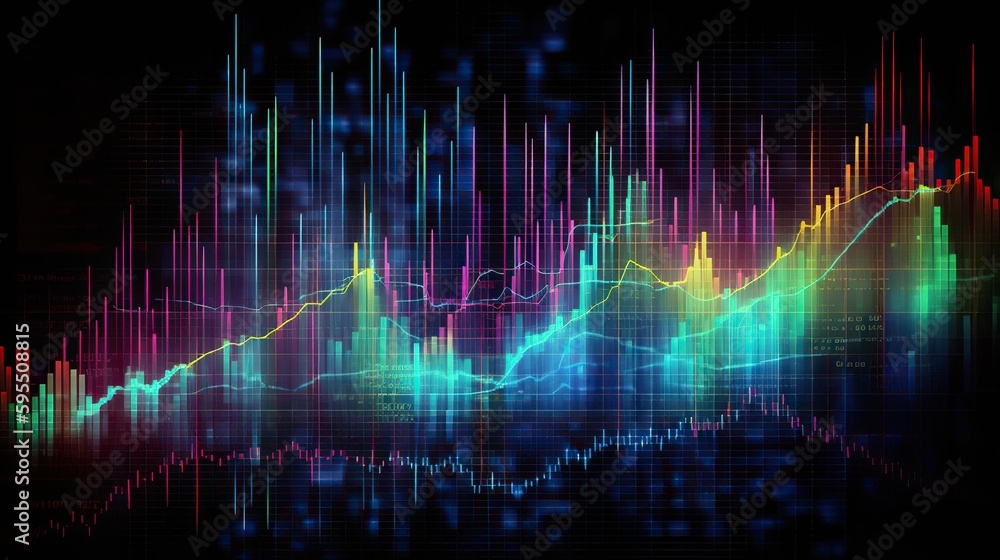 AI Generated. AI Generative. Finance stock forex graph marketing money trend volume income go up and down. Can be used for illustration of analysis finance statements. Graphic Art Illustration. AI Generated. AI Generative. Finance stock forex graph marketing money trend volume income go up and down. Can be used for illustration of analysis finance statements. Graphic Art Illustration.