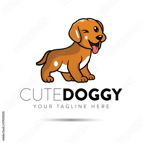 Dog Logo Design Cute Dog Logo