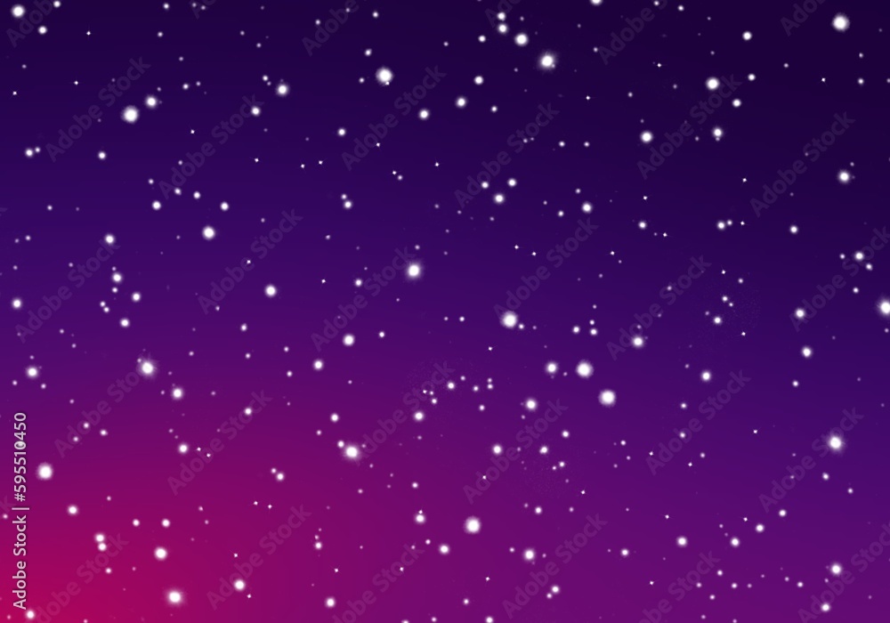Obraz premium Stary Sky Summer Gradient Background