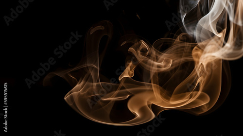 Beautiful abstract light background with puffs of ivory smoke with interesting dramatic backlighting.