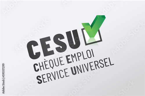 CESU - C.E.S.U. - Chèque emploi service universel
