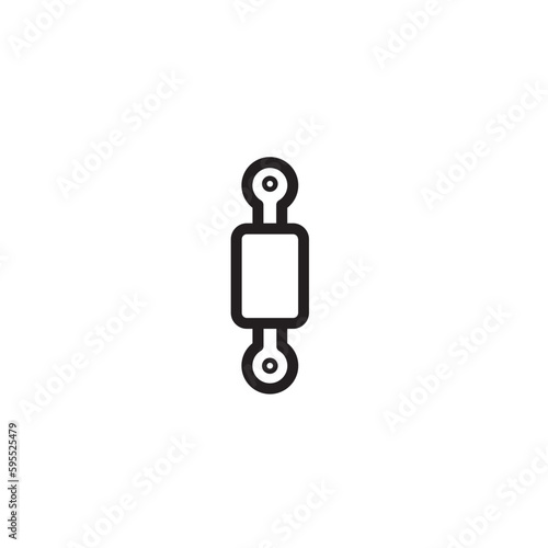 Damper Parts Repair Outline Icon