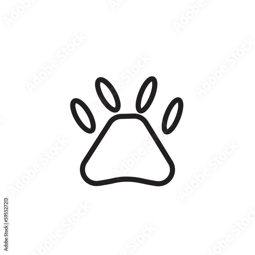 Paw Pet Foot Outline Icon