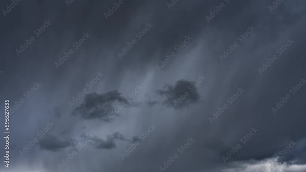 Dramatic raincloud timelapse during stormy weather Dramatic raincloud timelapse during stormy weather