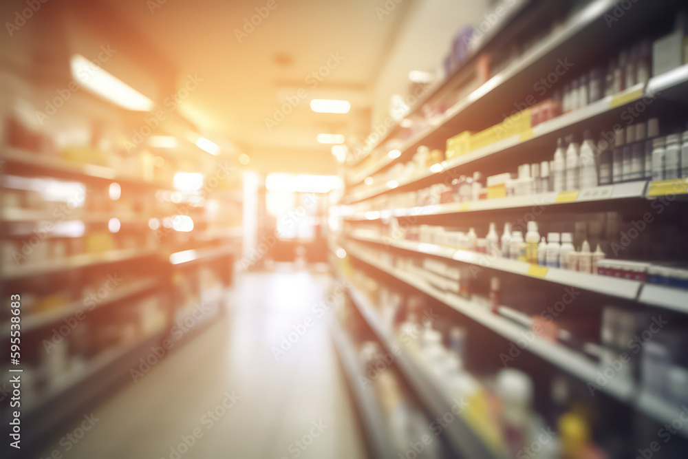 The Evolution of the Drugstore: From Soda Fountains to Modern Convenience Stores AI generated