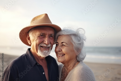 Beach Couple Photography Like Never Before - AI Generated. © Djomas