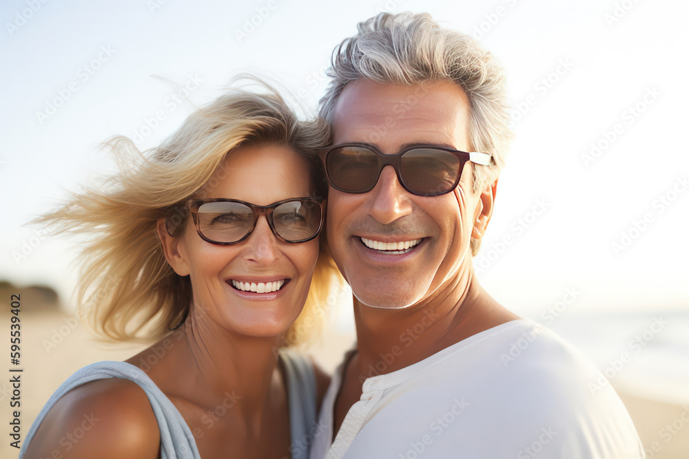 Beach Couple Photography Like Never Before - AI Generated. Beach Couple Photography Like Never Before - AI Generated.