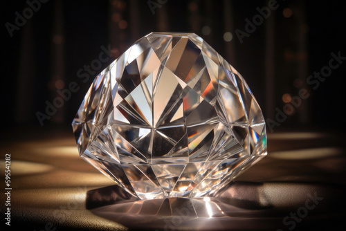 Diamond jewel. Generative AI