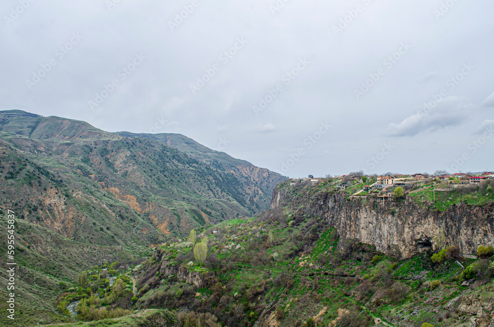 landscape with clouds