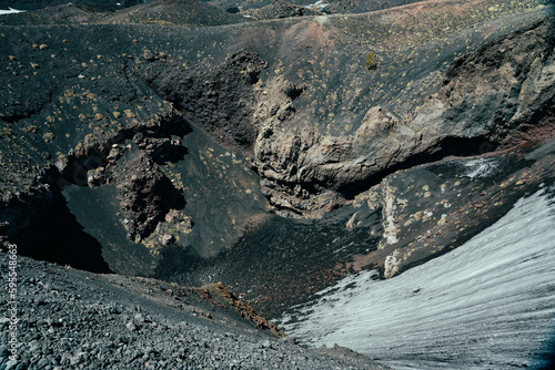Vászonkép Magmatic soil and volcanic rocks