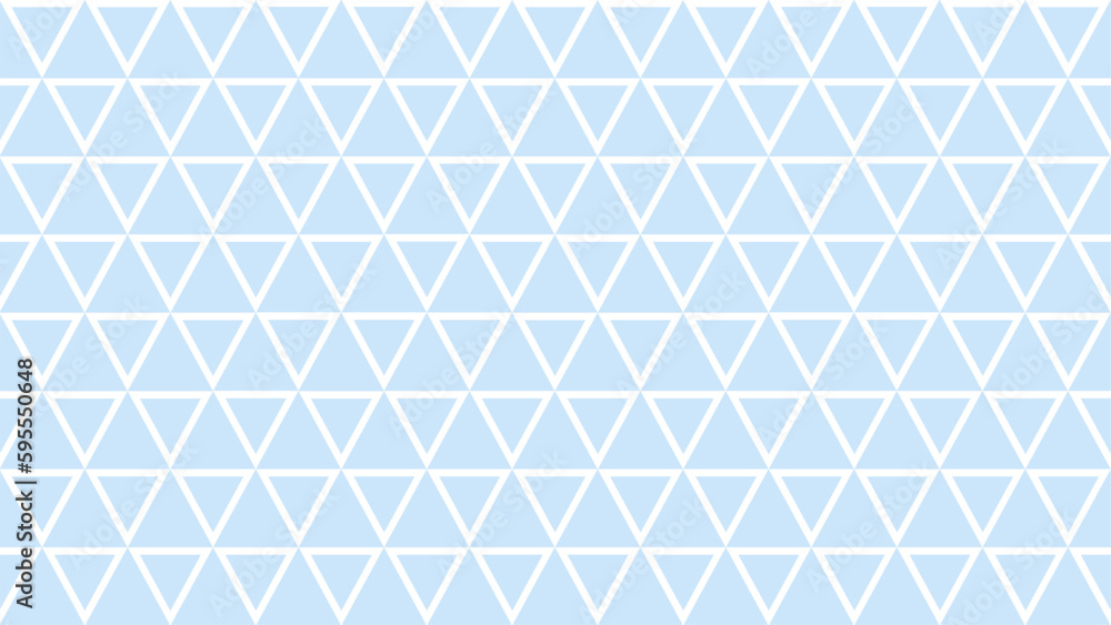 Fototapeta premium Blue and white seamless geometric pattern