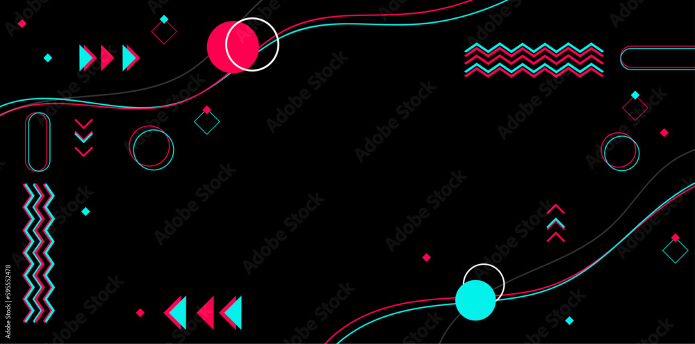 Obraz premium Abstract background copy space design with neon style color