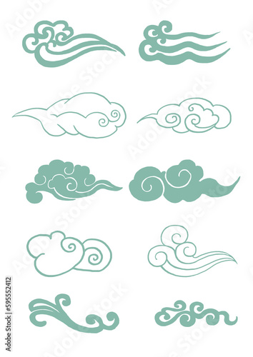 한국 전통 구름 문양