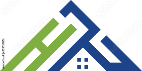 rh real estate logo design