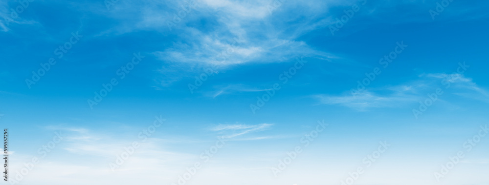 blue sky with white cloud landscape background. - obrazy, fototapety, plakaty 