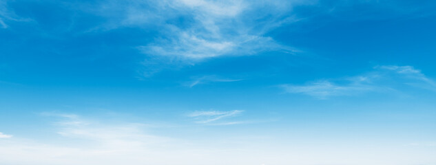 blue sky with white cloud landscape background.