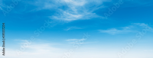 blue sky with white cloud landscape background.