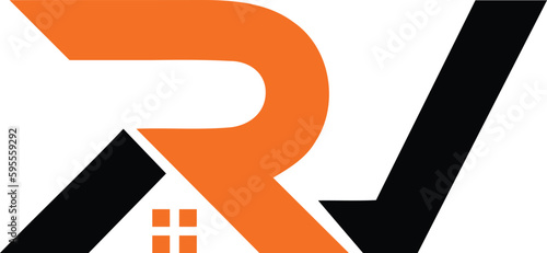 rv real estate logo design