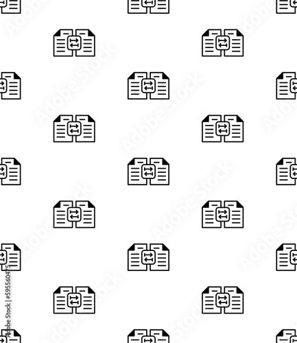 File Merge Icon Seamless Pattern M_2304001