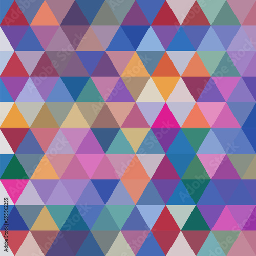 Abstraction colorful background from triangles. Idea for your design. eps 10
